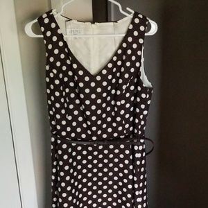 Kasper polka dot dress
